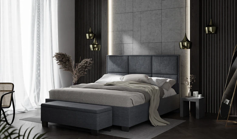 Veľkolepá manželská posteľ s úložným priestorom SIRIUS